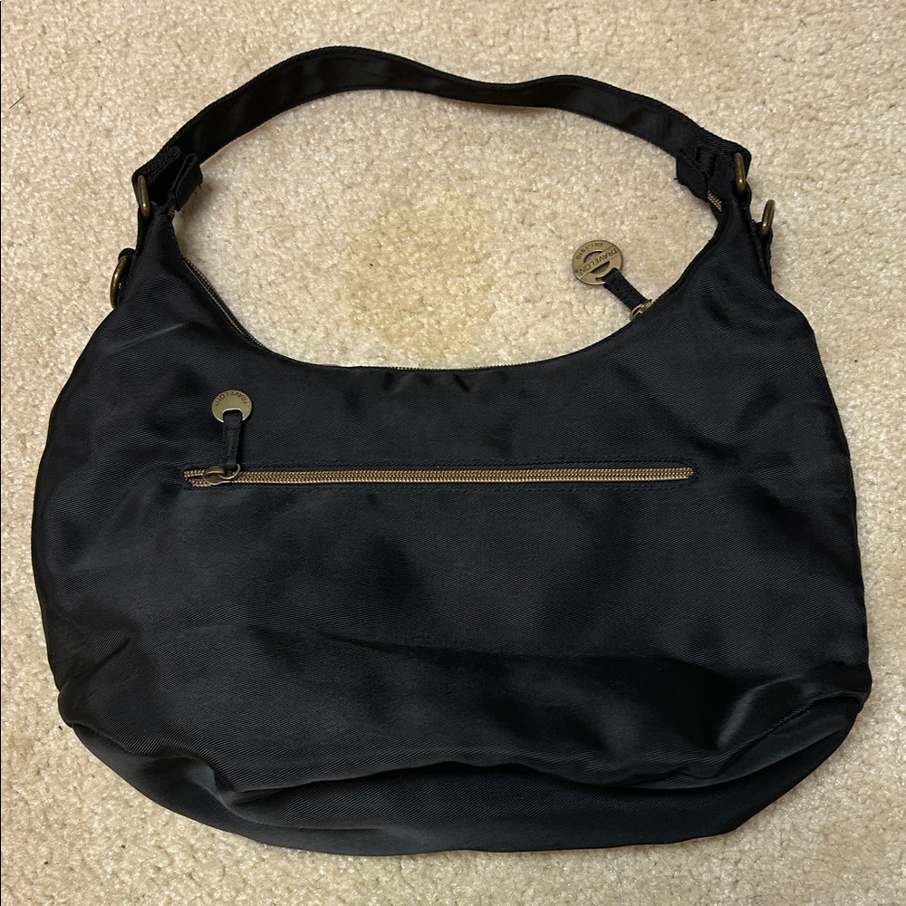 Elegant Black Hobo Bag by Travelon